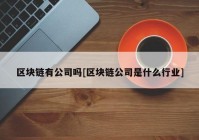 区块链有公司吗[区块链公司是什么行业]