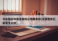 马耳他区块链交易所公司哪家好[马耳他外汇监管怎么样]